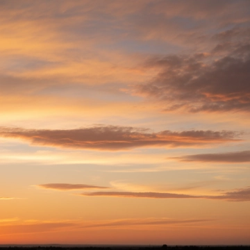 Sky background - Golden Hour with Scattered clouds (20)